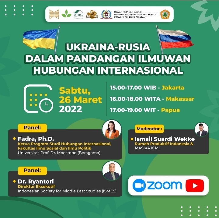 Seminar Kolaborasi Universitas Moestopo dengan Rumah Produksi Indonesia, Masika-ICMI, dan DPD LPM Sum-Sel