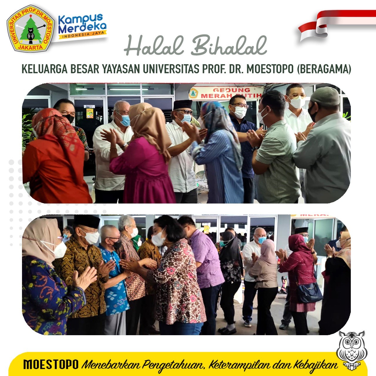 Halal Bihalal keluarga Besar Yayasan Universitas Prof. Dr. Moestopo