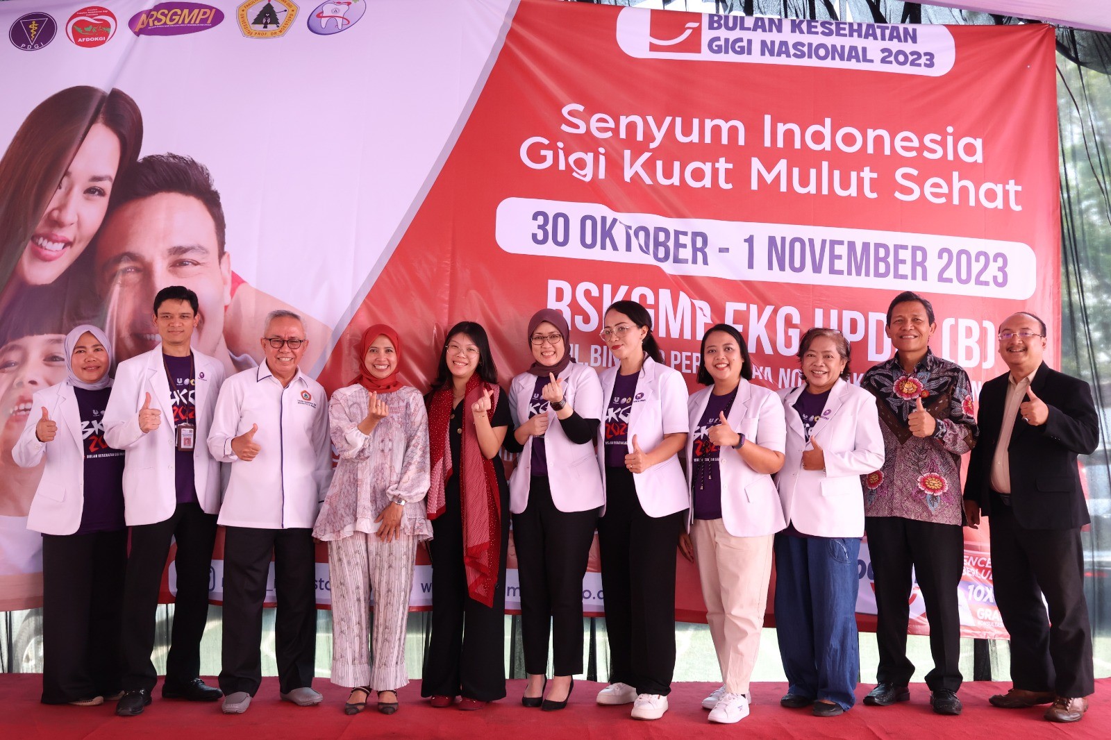 Bersama Unilever, FKG Universitas Moestopo Rayakan BKGN 2023