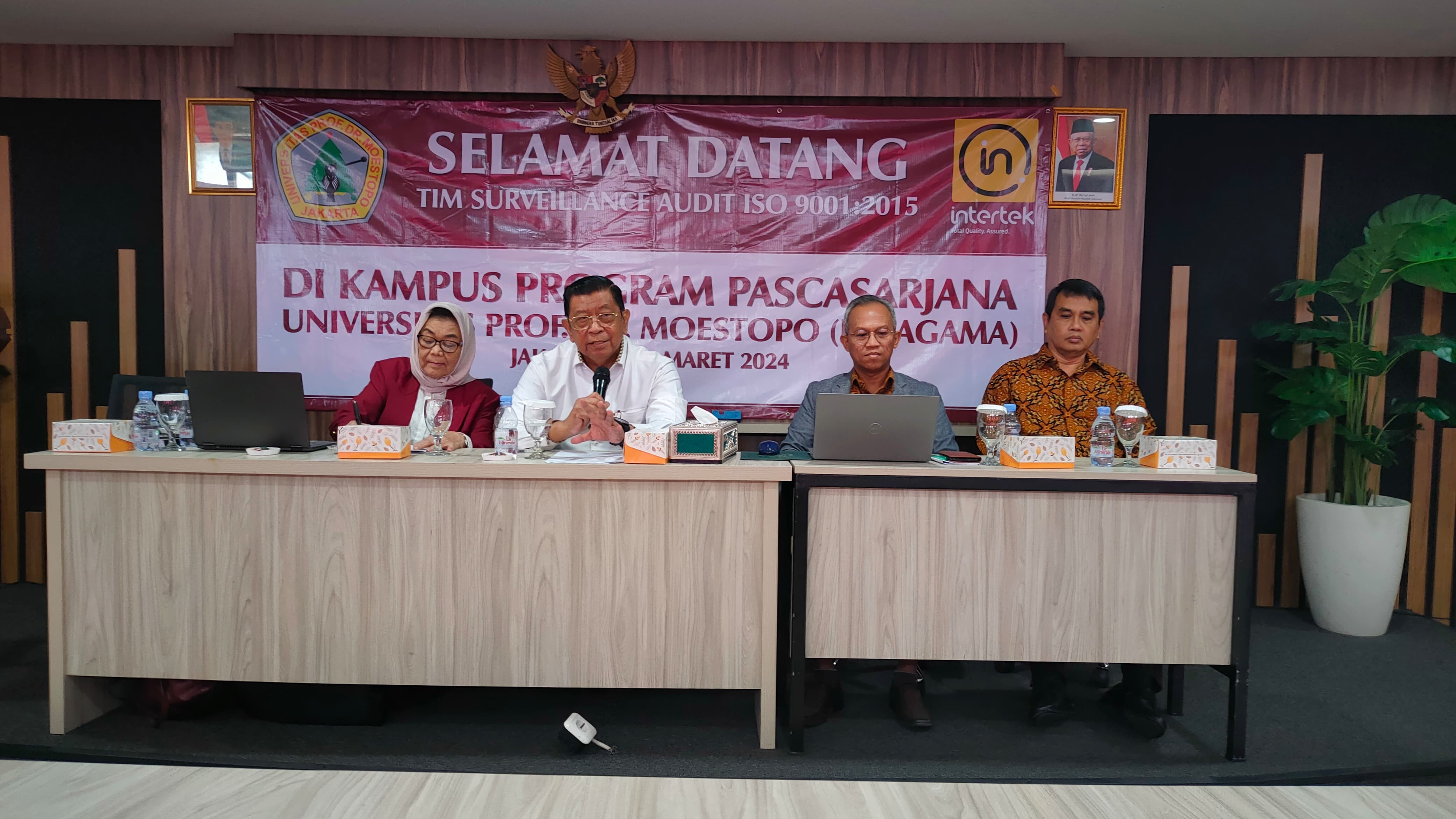 Pascasarjana Universitas Moestopo Siap Raih ISO 9001:2015 untuk Peningkatan Sistem Manajemen Mutu