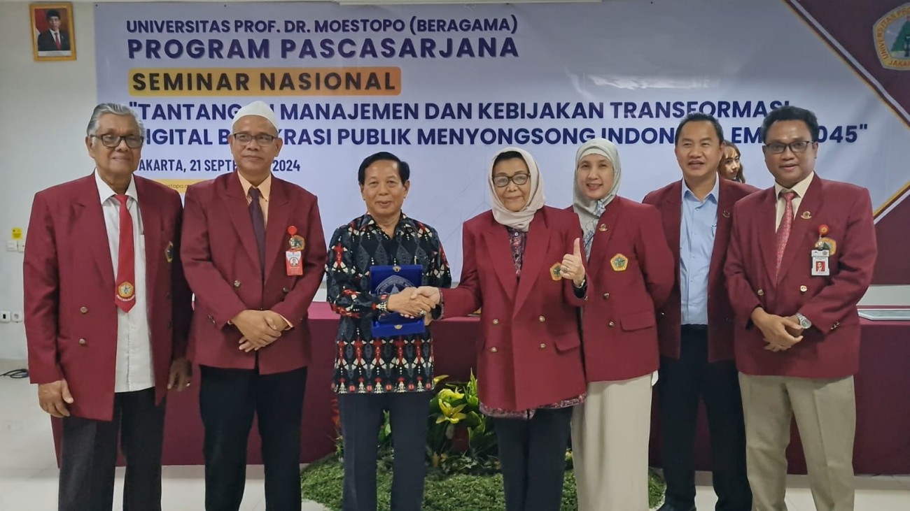 Pascasarjana Universitas Moestopo Dukung Upaya Percepatan Transformasi Digital di Daerah