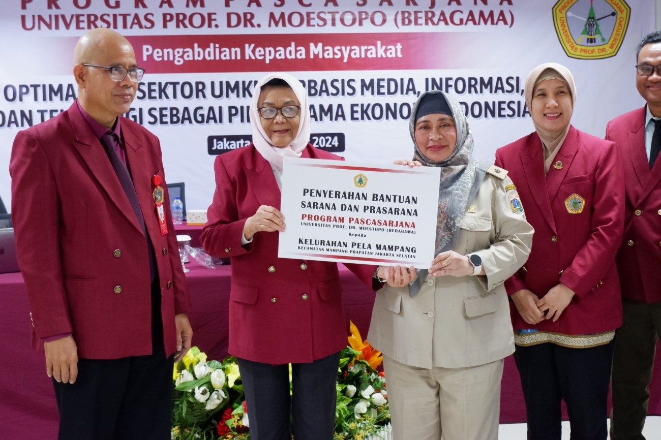 Program Pascasarjana Universitas Moestopo Jalin Kerja Sama dengan Kelurahan Pela Mampang
