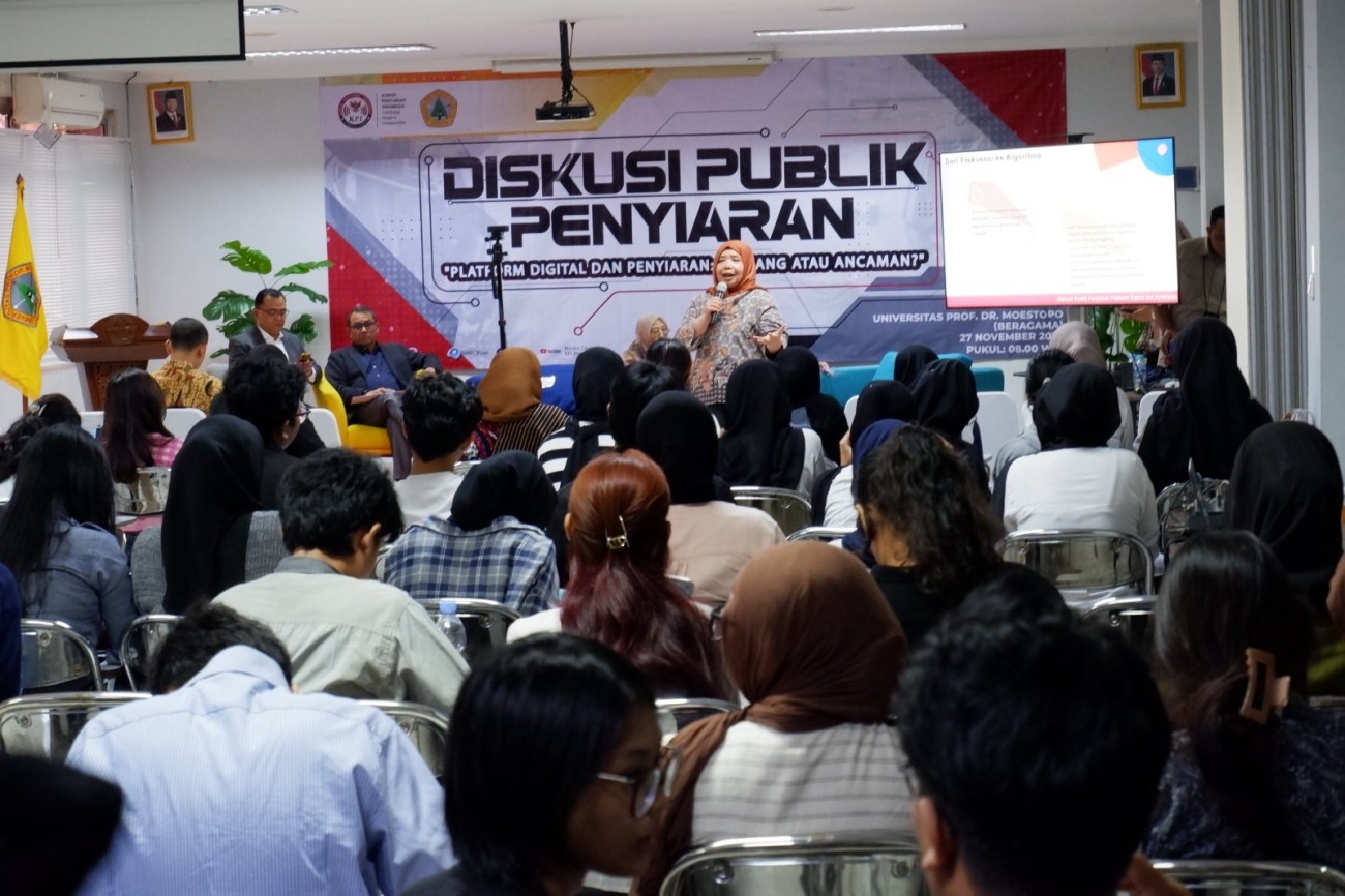 Universitas Moestopo dan KPI Gelar Diskusi Publik Penyiaran Bertema “Platform Digital dan Penyiaran: Peluang atau Ancaman?”